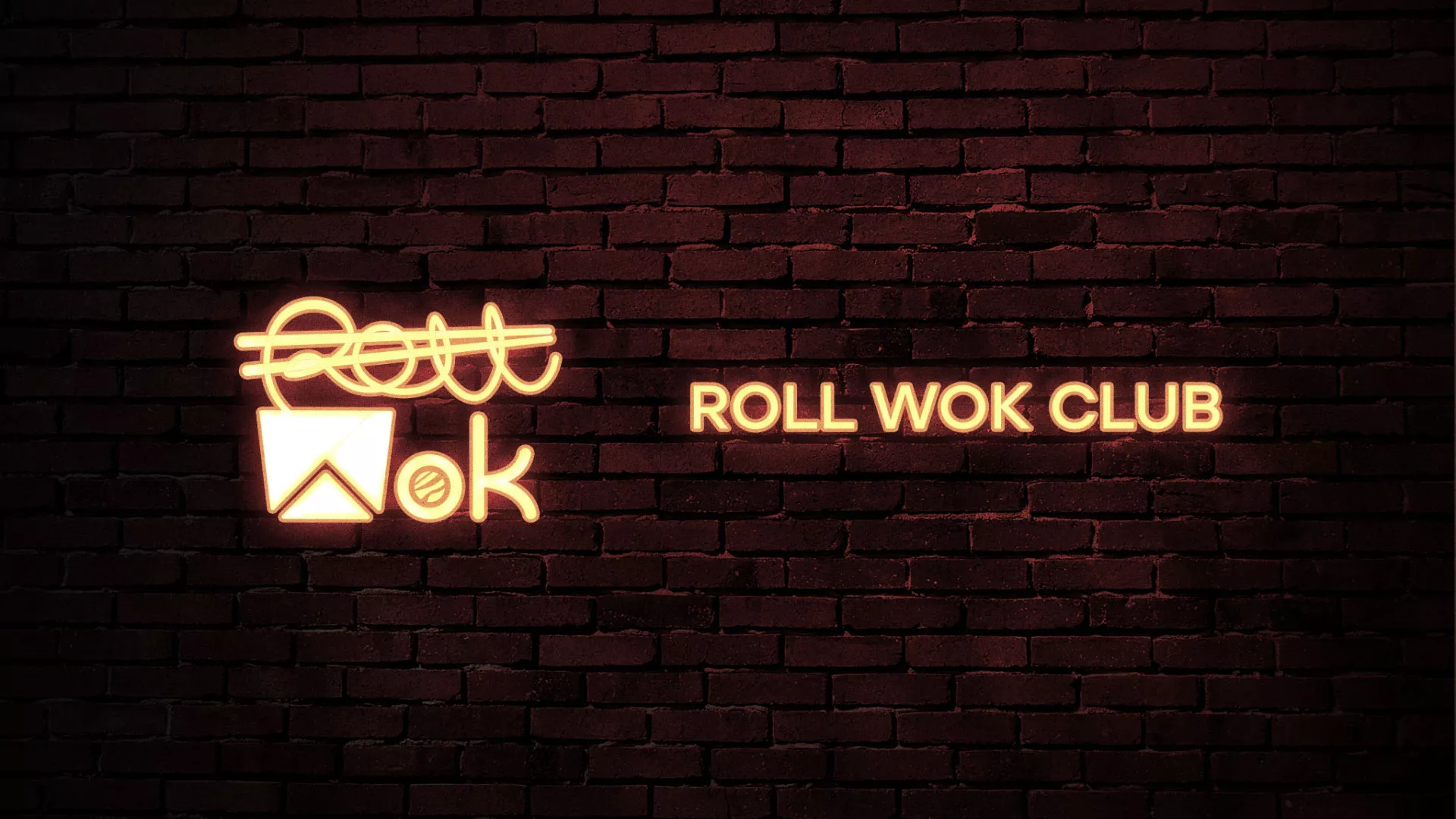 Разработка логотипа суши-бара «Roll Wok Club» в Юрьев-Польском