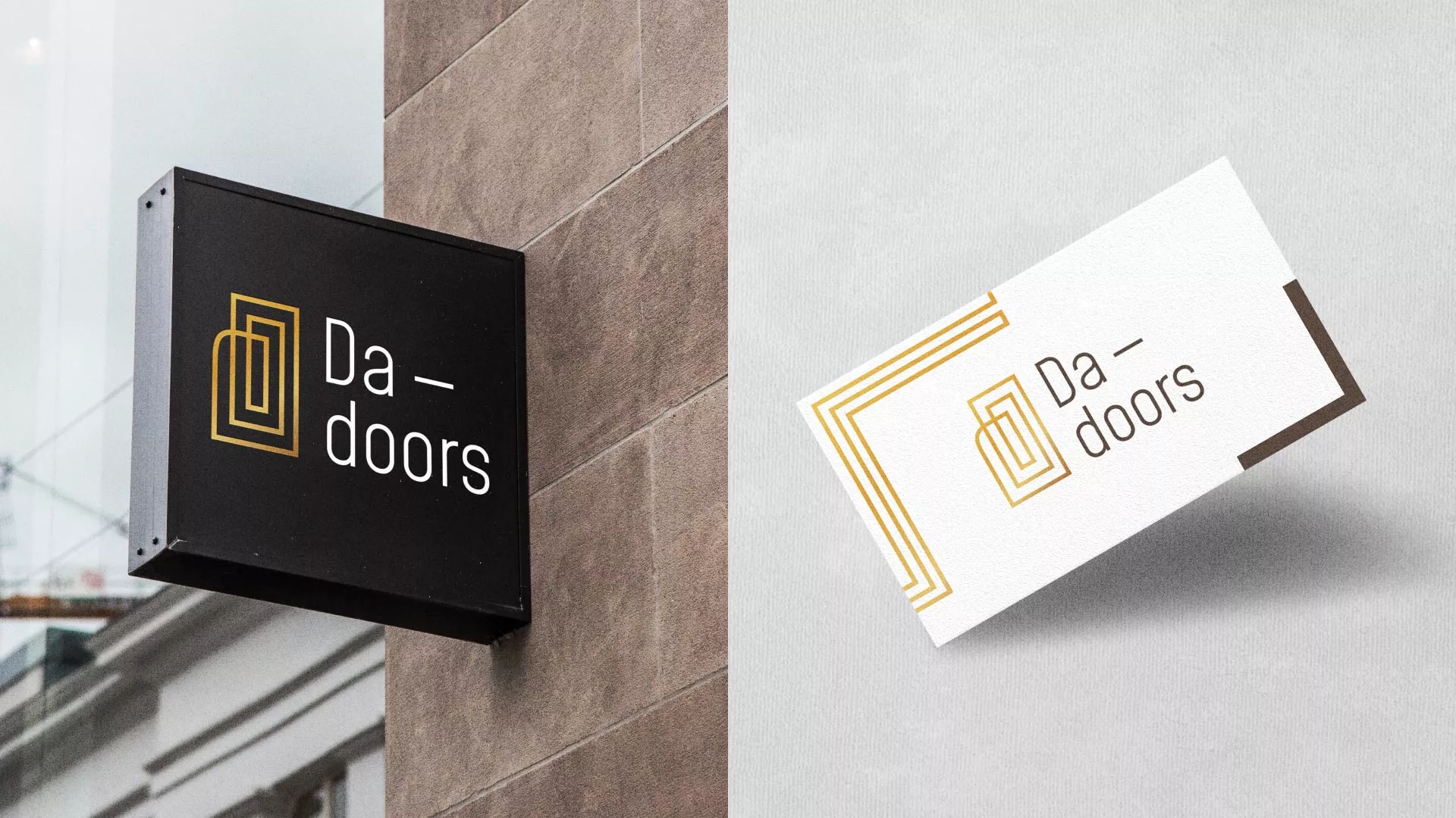 Разработка логотипа для компании «DA-DOORS» в Юрьев-Польском